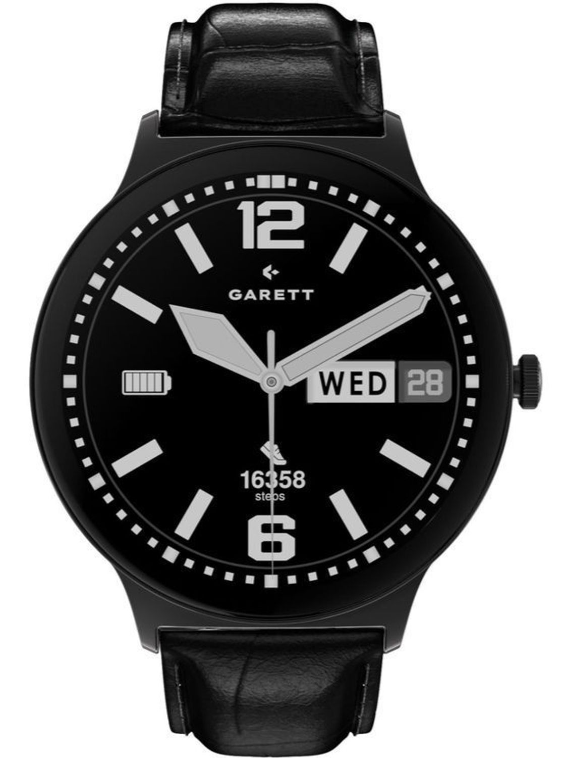 Smartwatch męski Garett Quantum Glow czarny stalowy AMOLED 1,43″ + pasek skórzany (7).jpg